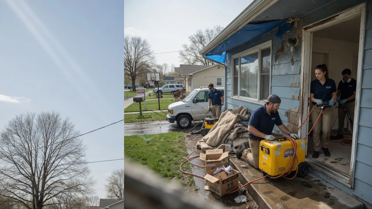Basement Flood Cleanup in Raymond, IL near me
